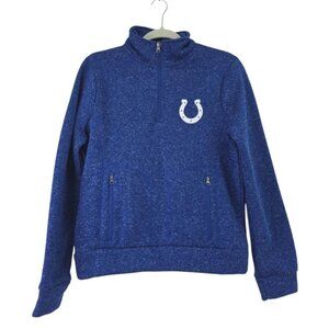 NFL Colts Women's Quarter Zip Pullover Size M
